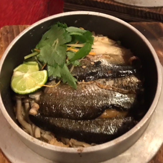 秋刀魚の釜飯